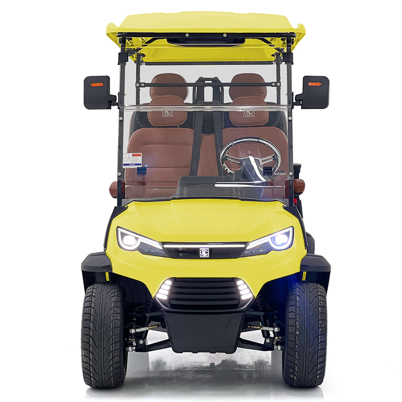 Style H 2+2 seats hunting cart yellow