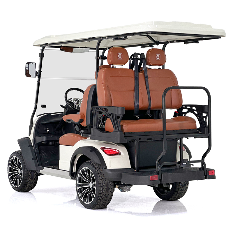 Aerfa 2+2 seats golf cart milk white 