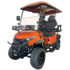 Style C 2+2 seats golf cart orange