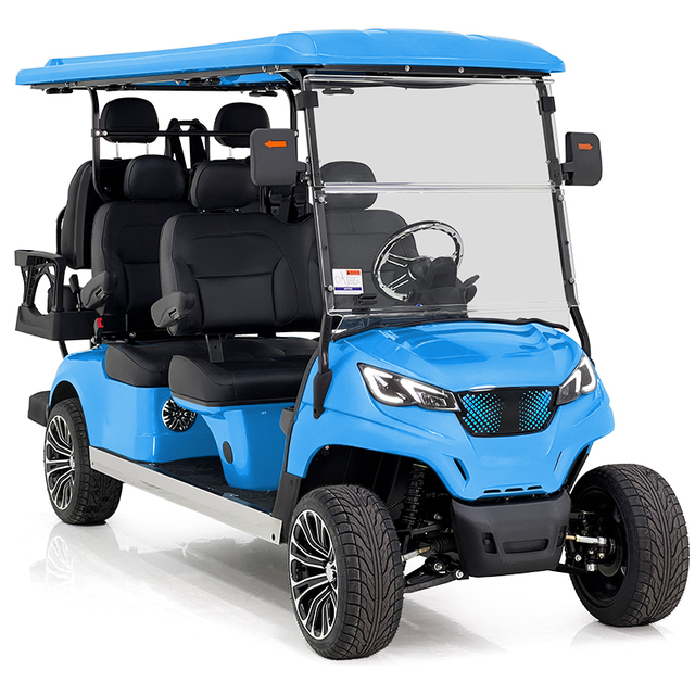 Aerfa 4+2 seats golf cart blue