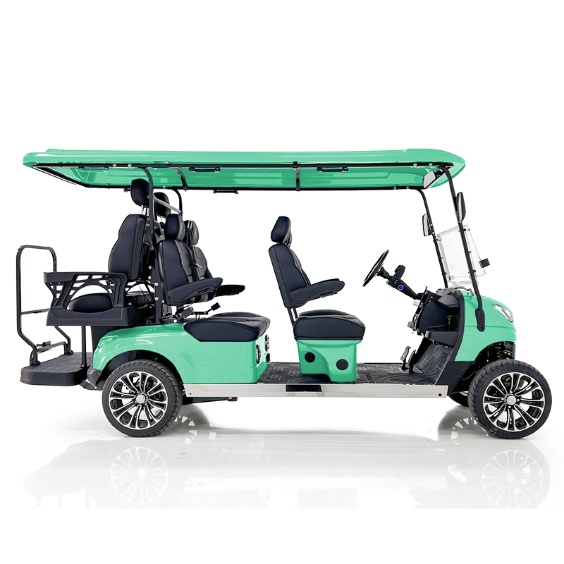 Aerfa 4+2 Seats Golf Cart Mint Green