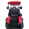 Style BOX 2 Seats Golf Cart Orangered