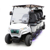 Style BOX 6+2 Seats Golf Cart White