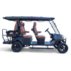 Style B 4+2 Seats Golf Cart Black