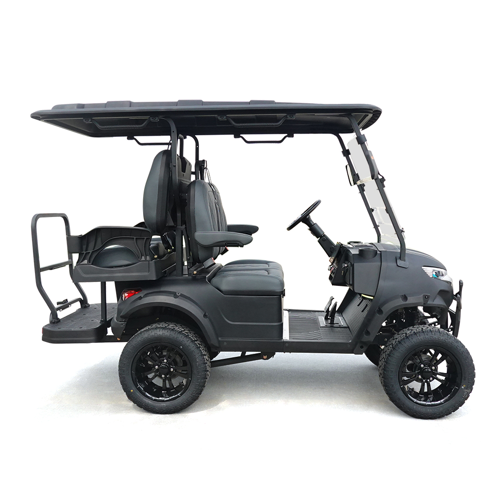 Style BOX 2+2 Seats Golf Cart Black
