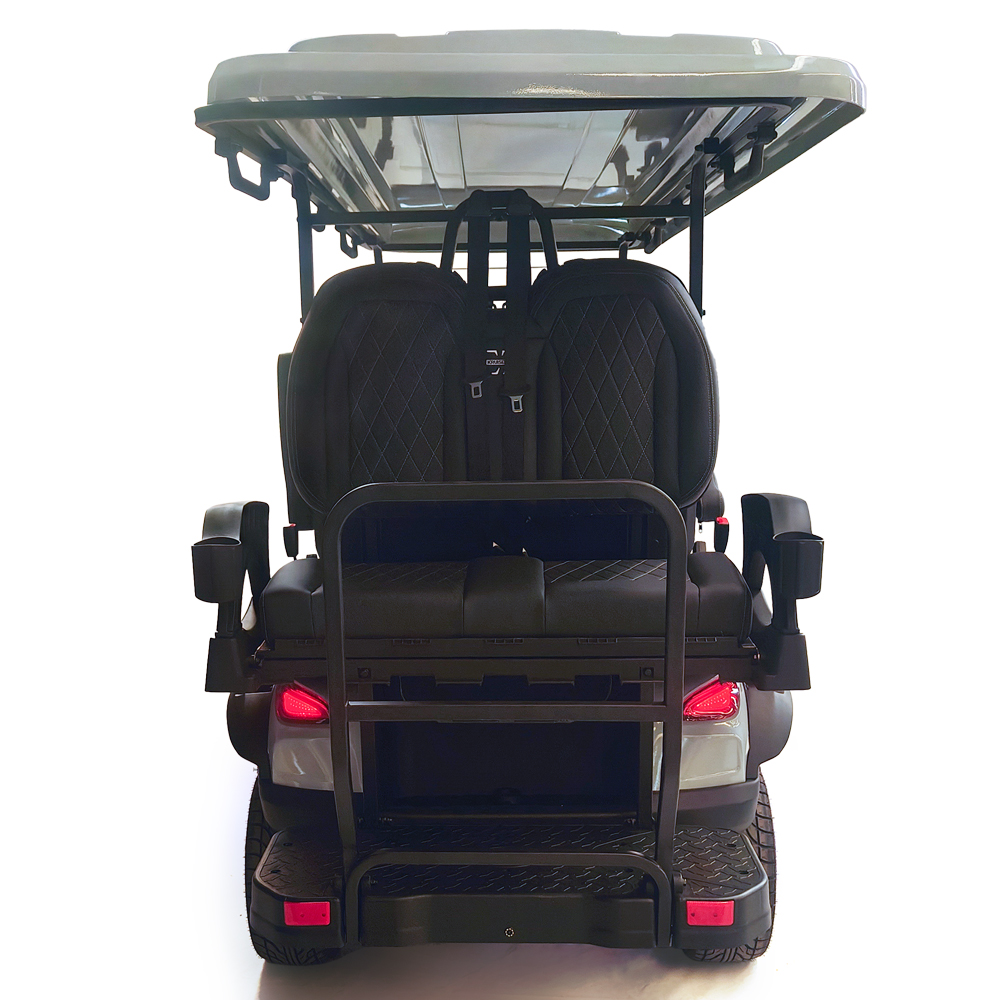 Style BOX 4+2 seats golf cart grey-blue