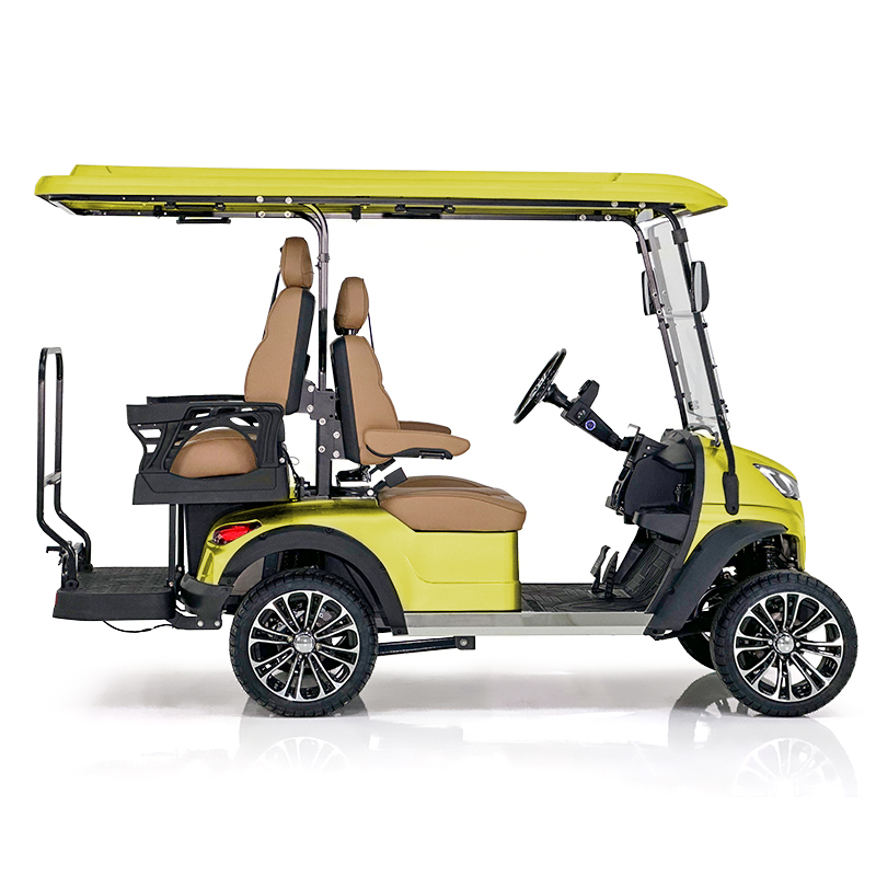 Style Aerfa 2+2 seats golf cart yellow