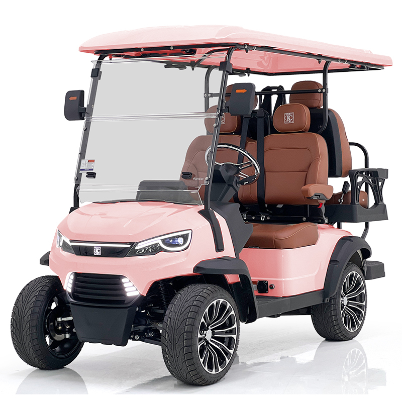 Style H 2+2 seats hunting cart pink