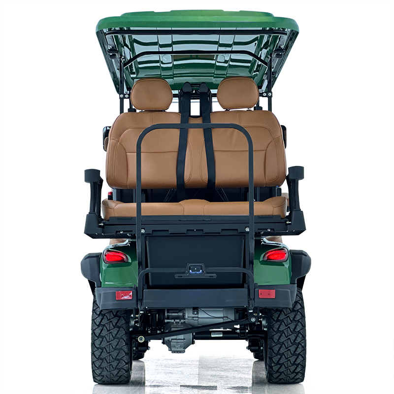 Style H 2+2 Seats Golf Cart Green