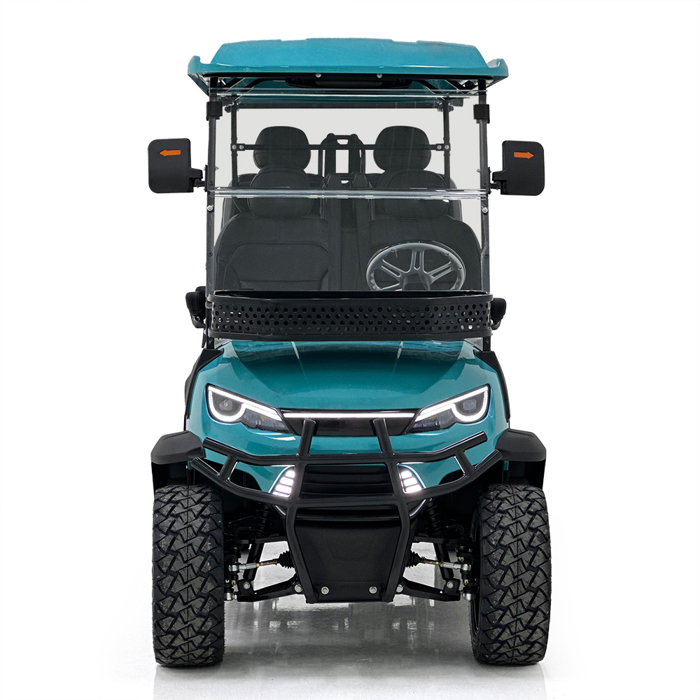 Style H 2+2 Seats Golf Cart Green