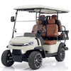 Style H 2+2 Seats Golf Cart Green