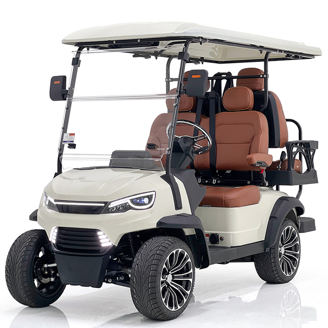 Style H 2+2 Seats Golf Cart Green