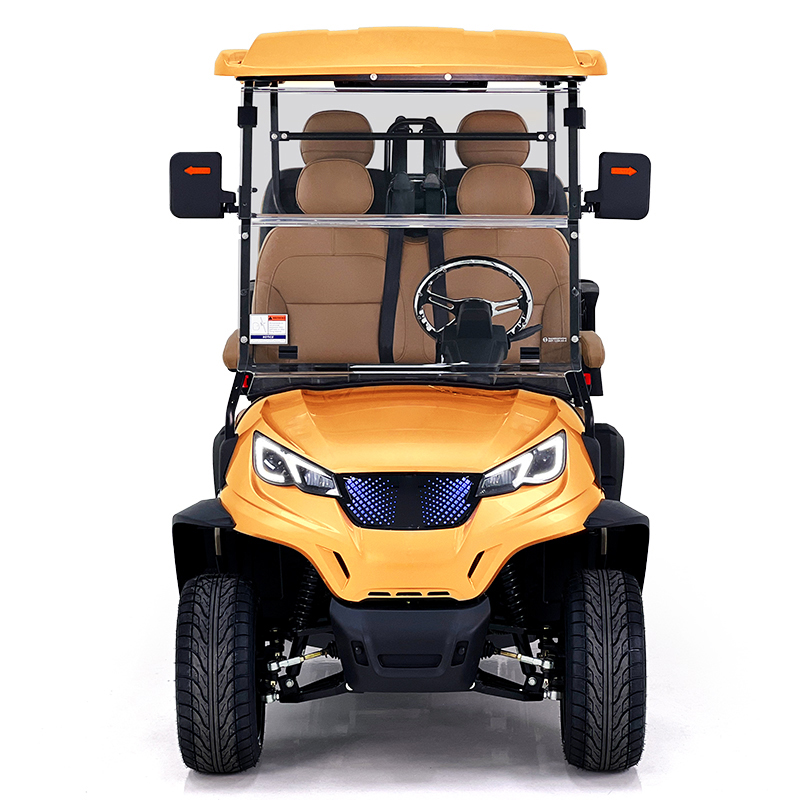 Aerfa Orange 2+2 Seats 48V Lithium Golf Cart for Resort