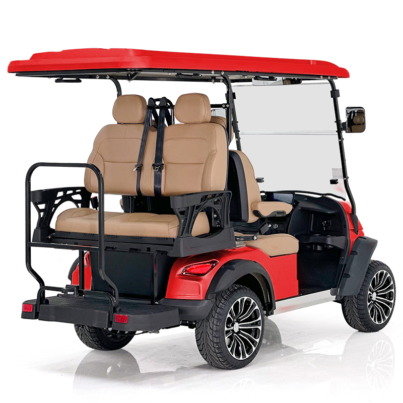 Style Aerfa 2+2 Seats Golf Cart Red