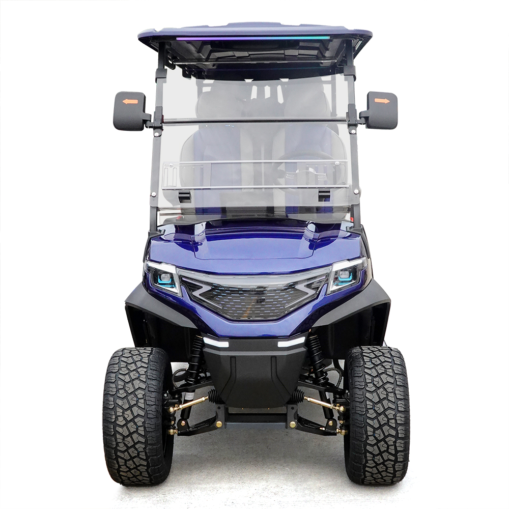 The Flash 4+2 Seats Golf Cart Navy Blue