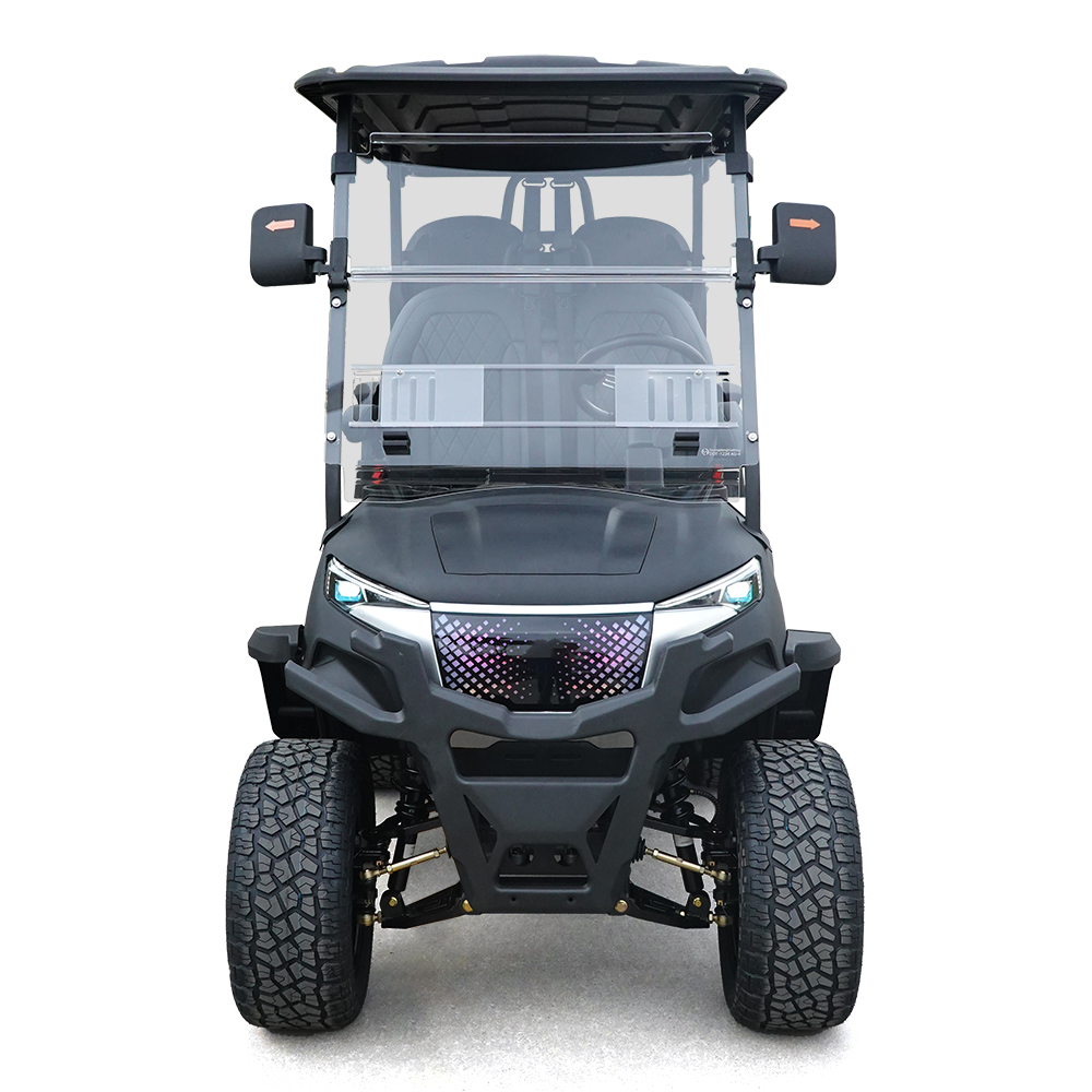 Style BOX 2+2 Seats Golf Cart Black