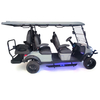 Style BOX 4+2 seats golf cart grey-blue
