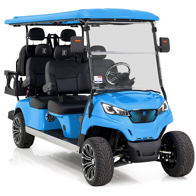 Aerfa 4+2 seats golf cart blue