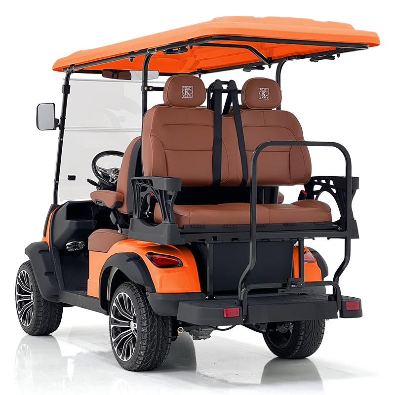 Style H 2+2 seats hunting cart orange