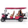 Style H 4+2 seats hunting cart rose red