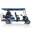 Aerfa 4+2 seats golf cart blue 