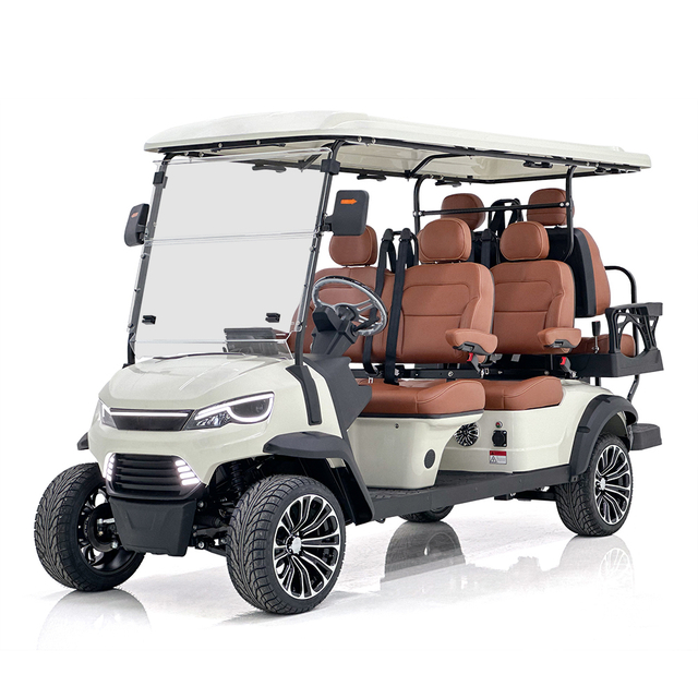 Style H 2+2 Seats Golf Cart Green