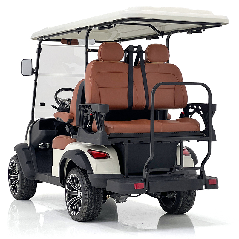 Style H 2+2 Seats Golf Cart Green