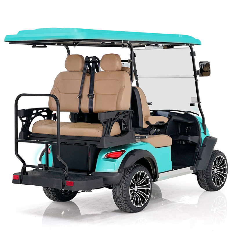 Style Aerfa 2+2 Seats Golf Cart Peppermint Blue