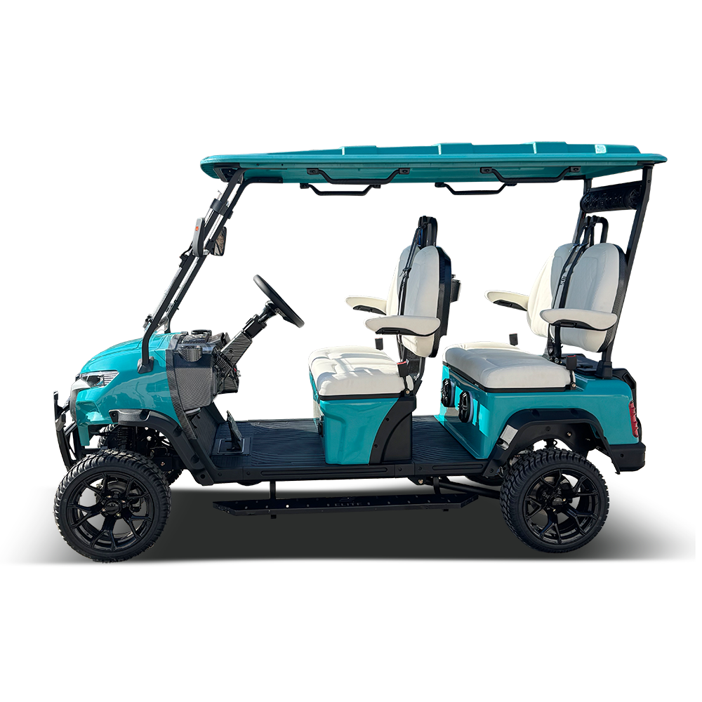 Style BOX 4 Seats Golf Cart Blue