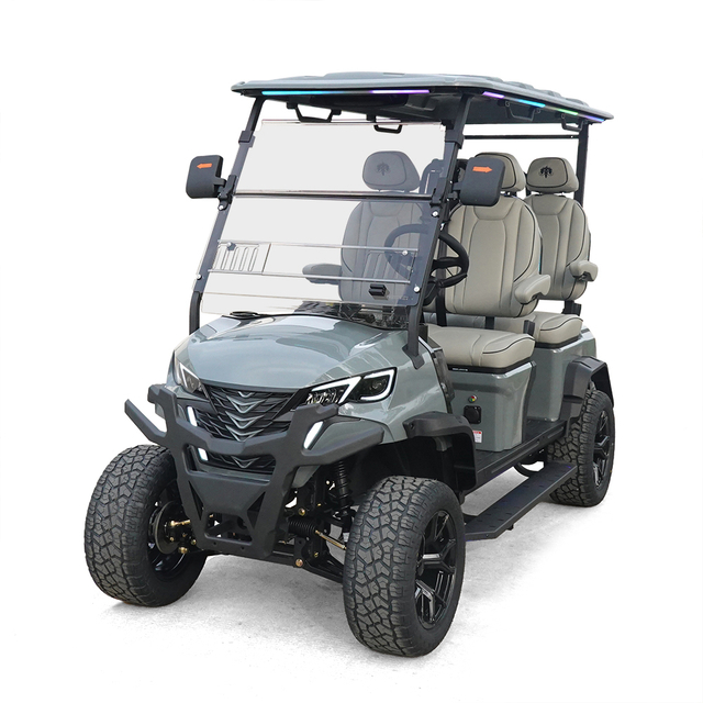 Style B 4 seats golf cart gray
