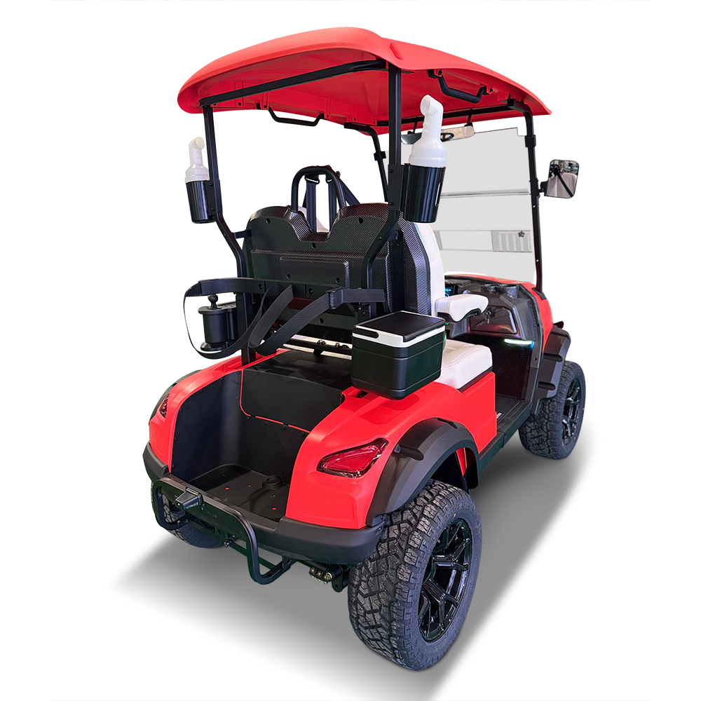 Style BOX 2 Seats Golf Cart Orangered