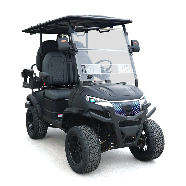 Style BOX 2+2 Seats Golf Cart Black
