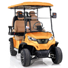 Style Aerfa 2+2 seats golf cart orange