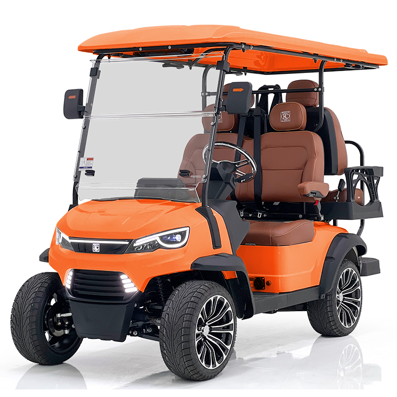 Style H 2+2 seats hunting cart orange