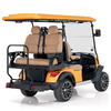 Aerfa Orange 2+2 Seats 48V Lithium Golf Cart for Resort