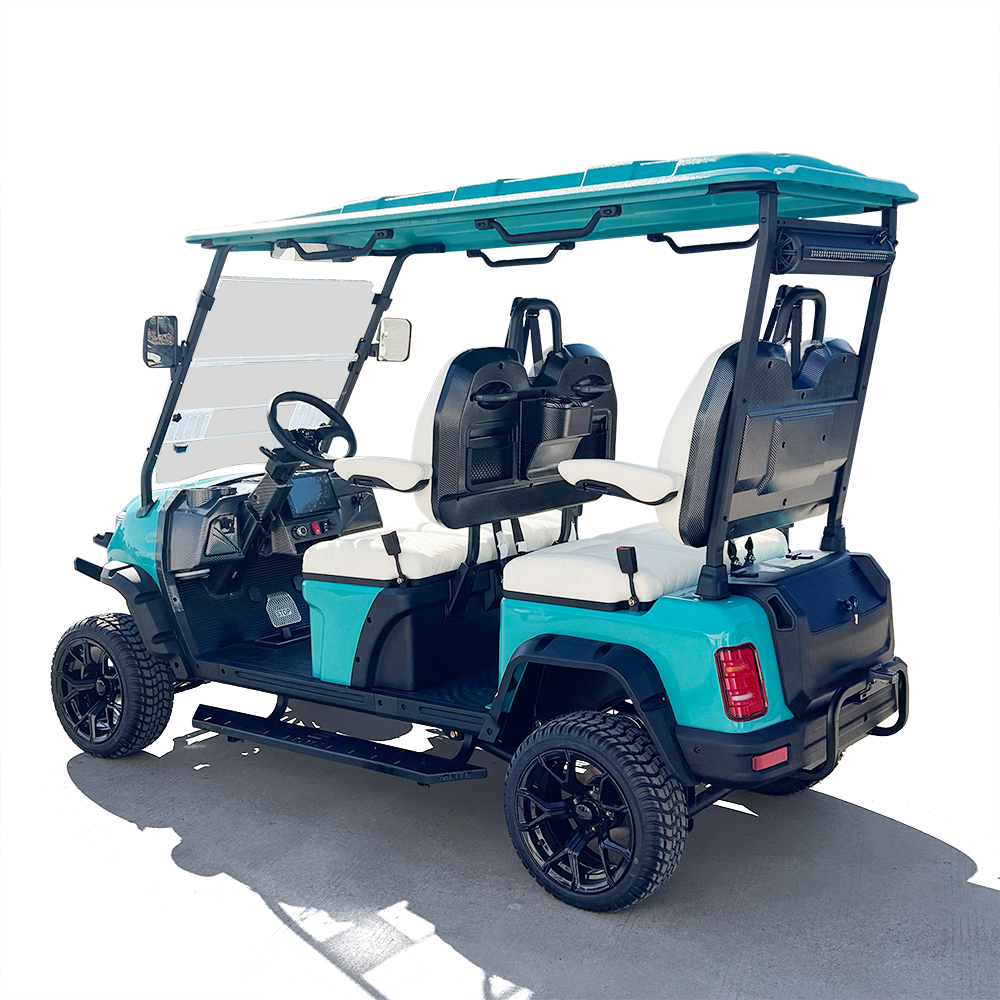 Style BOX 4 Seats Golf Cart Blue