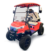 Style BOX 2 Seats Golf Cart Orangered