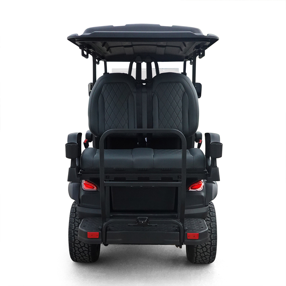 Style BOX 2+2 Seats Golf Cart Black