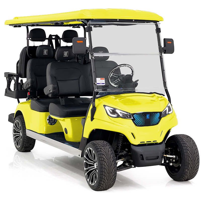 Aerfa 4+2 seats golf cart yellow