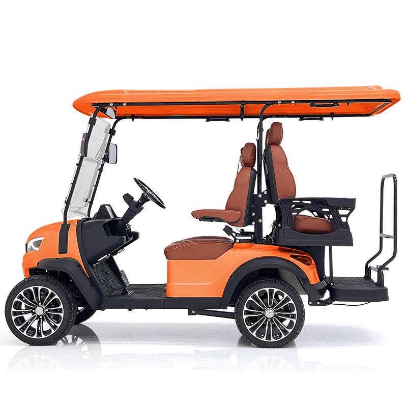 Style H 2+2 seats hunting cart orange