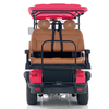 Style H 4+2 seats hunting cart rose red