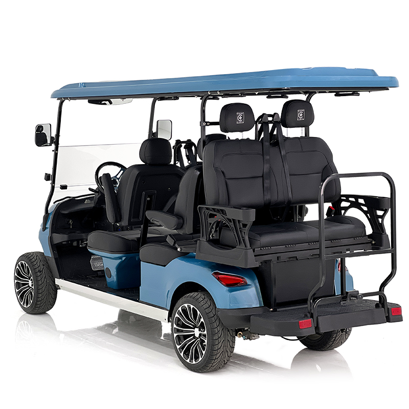 Aerfa 4+2 seats golf cart blue 