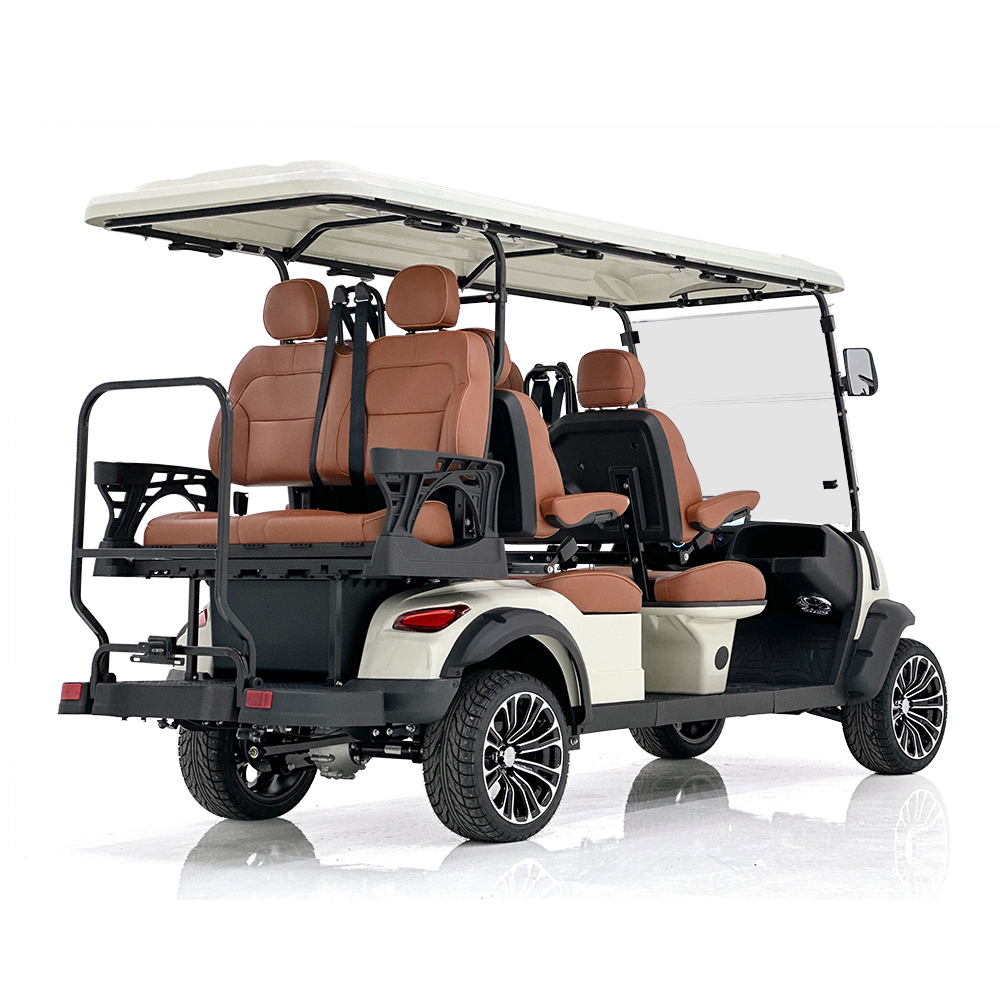 Style H 2+2 Seats Golf Cart Green