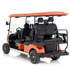 Aerfa 4+2 Seats Lithium Golf Cart Orange