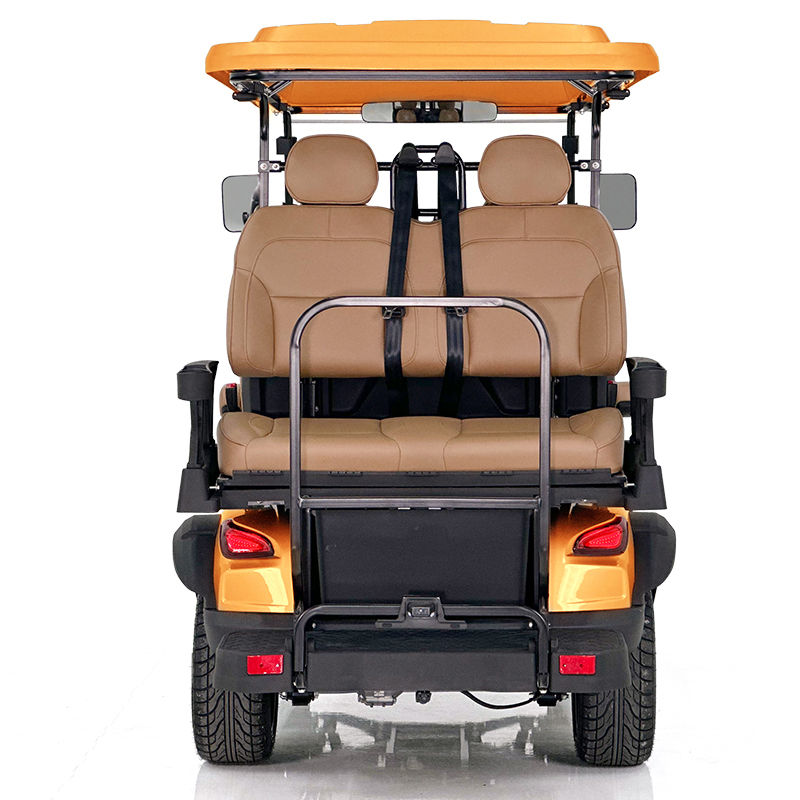 Aerfa Orange 2+2 Seats 48V Lithium Golf Cart for Resort