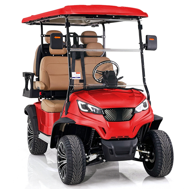 Style Aerfa 2+2 Seats Golf Cart Red
