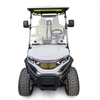 The Flash 4 seats golf cart white A