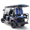 The Flash 4+2 Seats Golf Cart Navy Blue