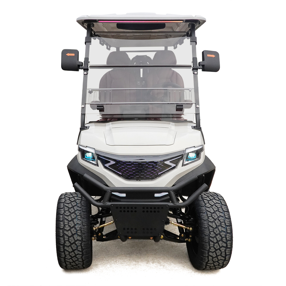The Flash 6 Seats Golf Cart White