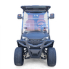Style B 4+2 Seats Golf Cart Black